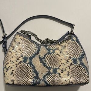 Kate Spade Blue Snakeskin Crossbody